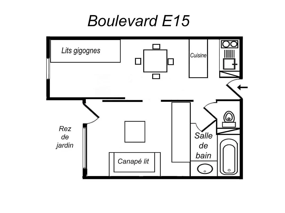 Studio Méribel, 1 pièce, 4 personnes - FR-1-182-194 Les Allues 0*,  France